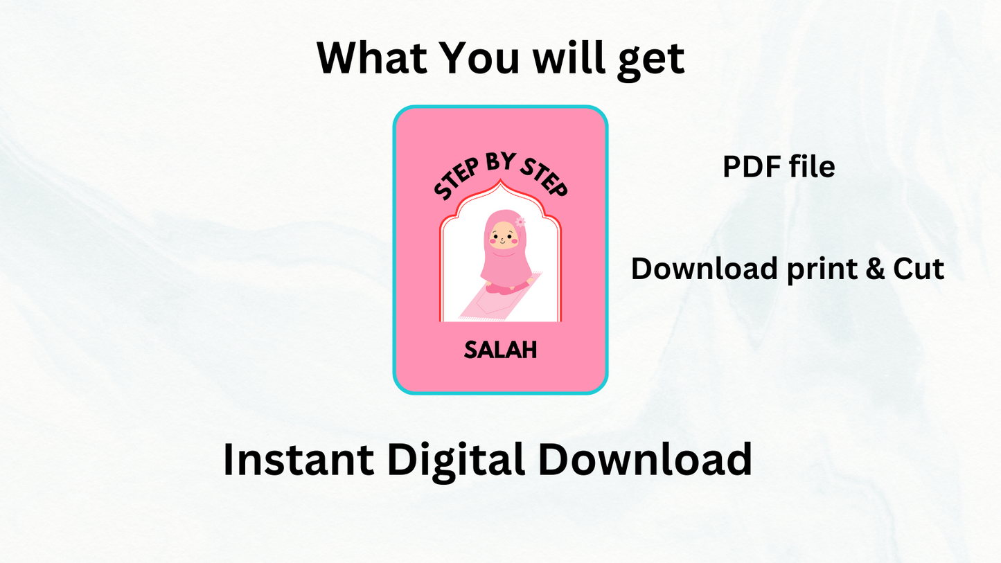 Muslim Prayer Flashcards – Interactive Salah Learning for Children