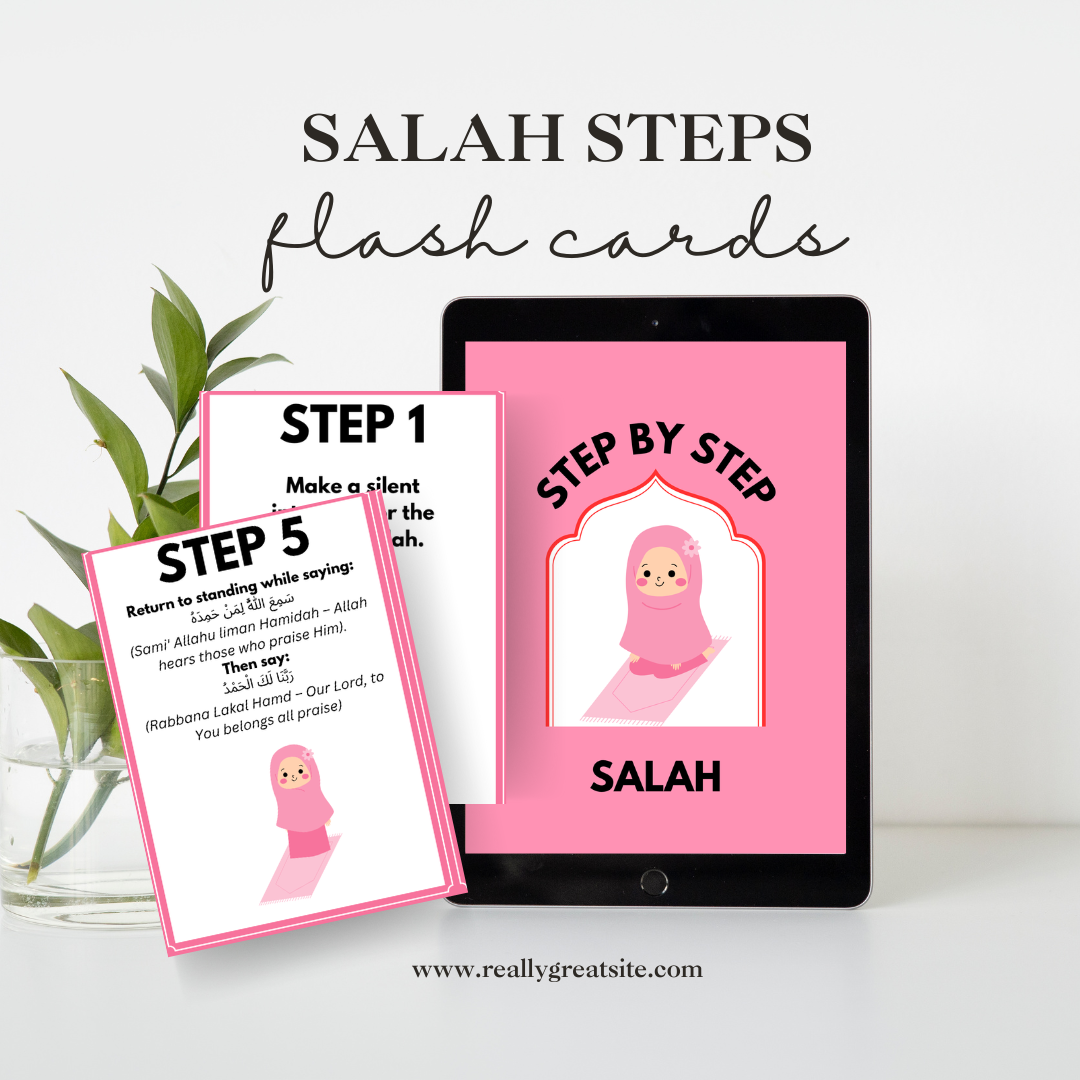 Muslim Prayer Flashcards – Interactive Salah Learning for Children