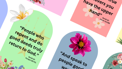 24 Quranic Verse Bookmarks – Printable Islamic Motivation for Kids & Adults